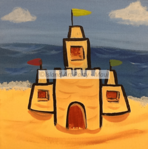 Sand Castle Painting Maui