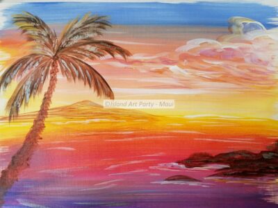 Golden Hour Painting Maui