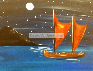 Hokulea Painting Activity Maui