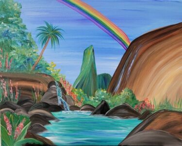 Iao Valley on Canvas