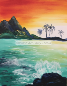 Tropical Ocean Painting