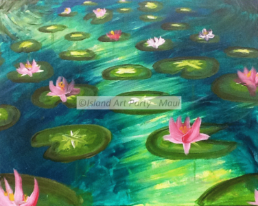Lily Pad Painting Maui