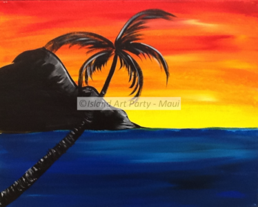 Hawaiian Sunset Painting
