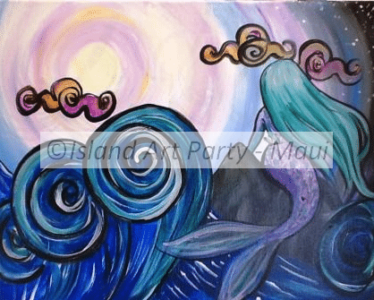 Mermaid Painting Maui