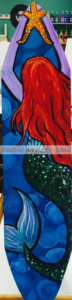 Mermaid red hair and Starfish