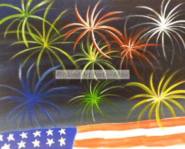 Patriotic Painting Maui