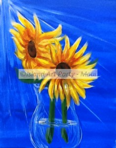 Sunflower Painting Maui
