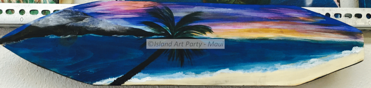 Beach Cove Painting Maui