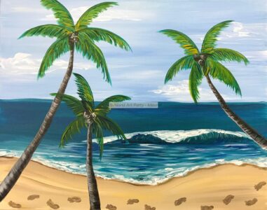 Beach Scene Painting Maui