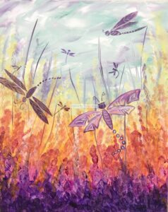 Dragonflies Painting Maui