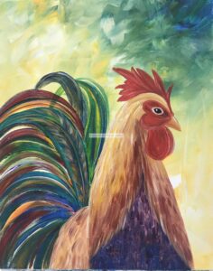 Rooster Painting Maui