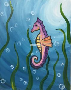 Seahorse Painting Maui