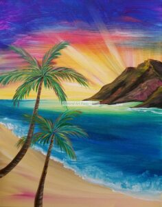 Island Sunset Painting Maui