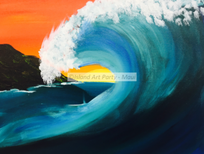 Big Wave Painting Maui