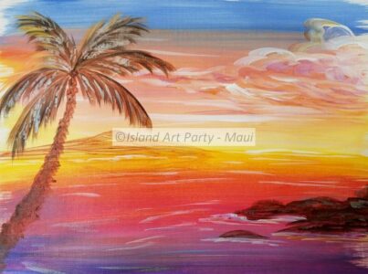 Golden Hour Painting Maui