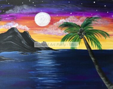 Maui Moonlight Painting