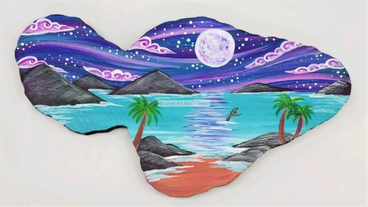 Maui Painting Moon