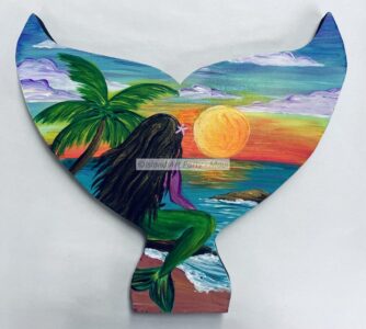 Hawaiian mermaid Painting Maui