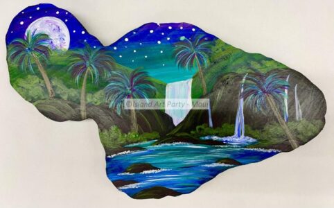 Maui Waterfalls Painting