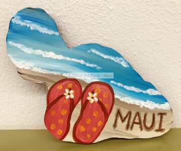 Slipper and Maui Painting